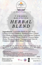 Load image into Gallery viewer, 7 Chakra Balancing Herbal Blend