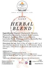 Load image into Gallery viewer, Deep Sleep Herbal Blend